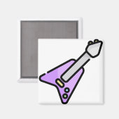 Gitarre (2) magnet (Vorderseite/Rückseite)