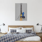 Gitarre 4 24x36 (60x90cm) waccna leinwanddruck (Insitu (Schlafzimmer))