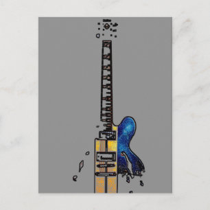 Gitarre 4 pccnm postkarte