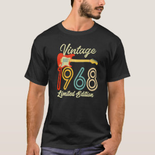 Gitarre 54 Jahre alt Vintage 1968 T-Shirt