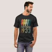 Gitarre 89 Jahre Vintag 1933 T-Shirt (Vorne ganz)