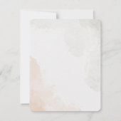 Gitarre Acoustic Art Einladung (Rückseite)