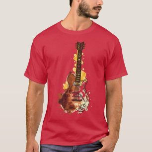 Gitarre Acoustic Gitarrist Music Gitarre Lover Ret T-Shirt