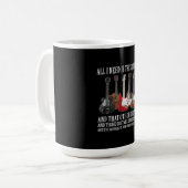 Gitarre | Alles, was ich brauche, ist diese Gitarr Kaffeetasse (Vorderseite Links)