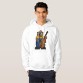 Gitarre als Musiker Hoodie (Vorne ganz)