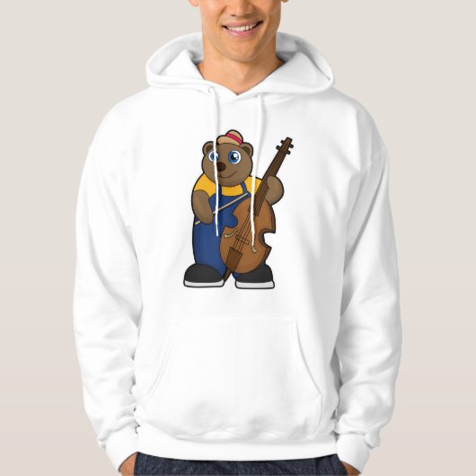 Gitarre als Musiker Hoodie (Vorderseite)