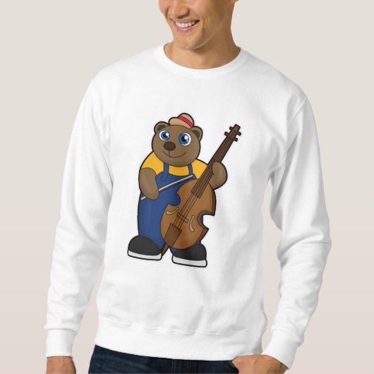 Gitarre als Musiker Sweatshirt (Vorderseite)
