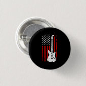 Gitarre Amerikanische US-Flagge Musik-Player E-Git Button (Vorne & Hinten)