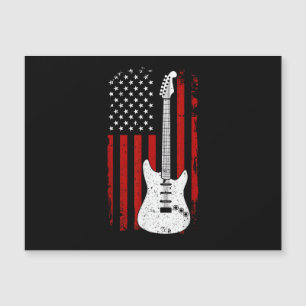 Gitarre Amerikanische US-Flagge Musik-Player Elekt Magnetkarte