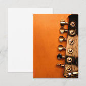 Gitarre Ankündigung (Vorne/Hinten)