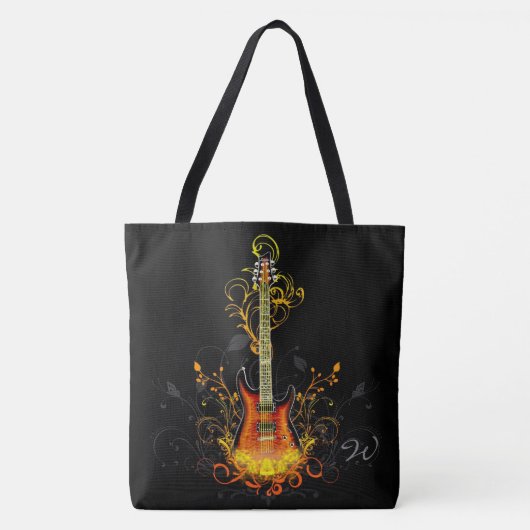Gitarre Art 1 Multiprint Tote Bag Tasche (Vorderseite)