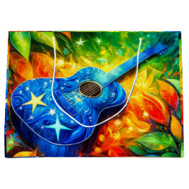 Gitarre Art Große Geschenktüte