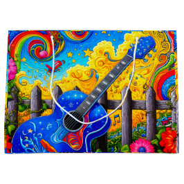 Gitarre Art Große Geschenktüte