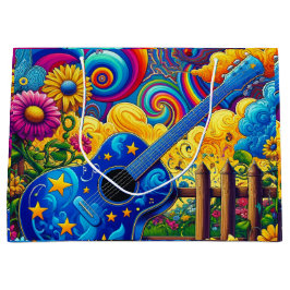 Gitarre Art Große Geschenktüte