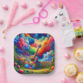 Gitarre Art Pappteller (Party)