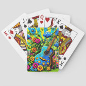 Gitarre Art Spielkarten (Rückseite)