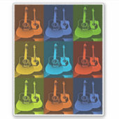Gitarre Art STICKER (Vorderseite)