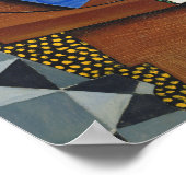 Gitarre auf einem Tisch Poster (Ecke)