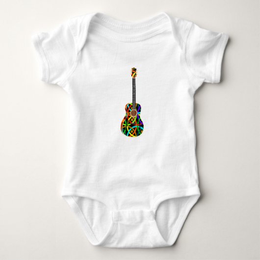 Gitarre Baby Strampler (Vorderseite)