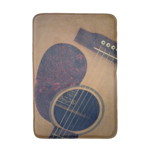 Gitarre Badematte (Vorderseite Vertikal)