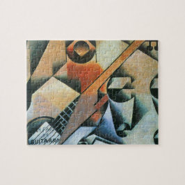 Gitarre (Banjo) und Brille, Juan Gris, Vintage Kun Puzzle