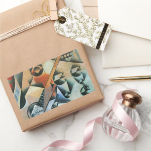 Gitarre (Banjo) und Brille, Juan Gris, Vintage Kun Rechteckiger Aufkleber