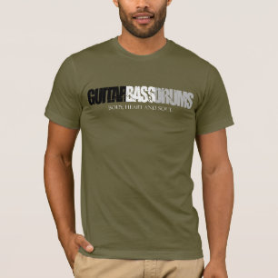 Gitarre, Bass, Schlagzeug T-Shirt