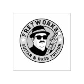 Gitarre & Bass Tuition - Fret Works Gummistempel (Prägung)