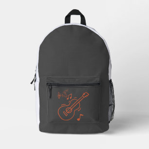 Gitarre Bedruckter Rucksack
