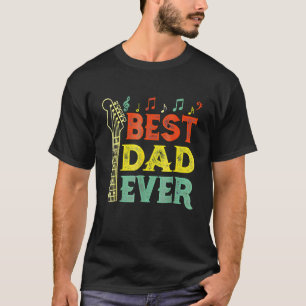 Gitarre Bester Vater Aller Zeiten Akkord Gitarrist T-Shirt
