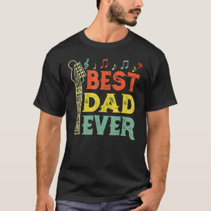 Gitarre Bester Vater Aller Zeiten Akkord Gitarrist T-Shirt