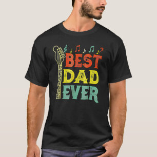 Gitarre Bester Vater Aller Zeiten Akkord Gitarrist T-Shirt