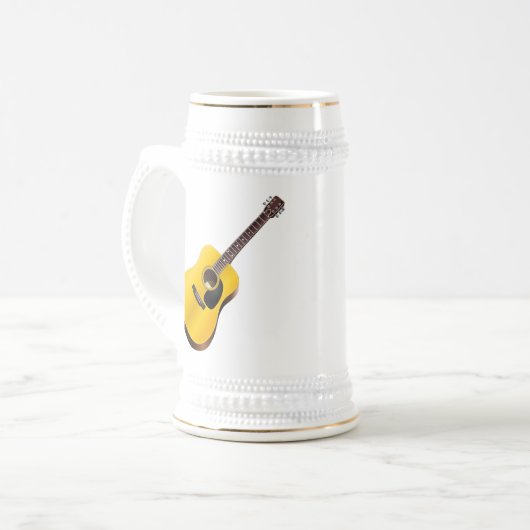 Gitarre Bierglas (Vorderseite Links)