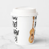Gitarre Birthday Party Paper Cups - Musik Geburtst Pappbecher (Links)