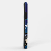 Gitarre - Blau Case-Mate iPhone Hülle (Hinten/Rechts)