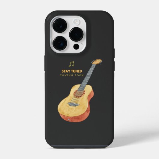 Gitarre Bleibe iPhone Hülle (Rückseite)