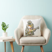 Gitarre Blues Man - Feel it Kissen (Stuhl )