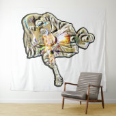 Gitarre Blues Mann - Feel it Wandteppich (Beispiel (Horizontal))