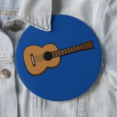 Gitarre-Cartoon Button (Beispiel)