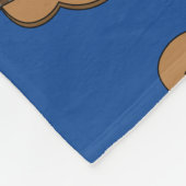 Gitarre-Cartoon Fleecedecke (Ecke)