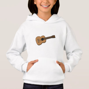 Gitarre-Cartoon Hoodie