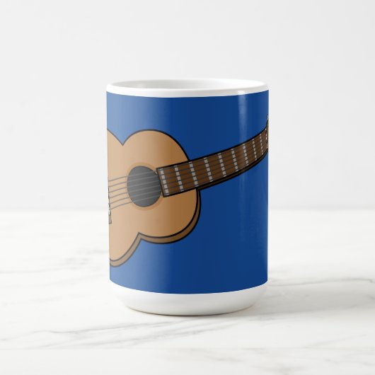 Gitarre-Cartoon Kaffeetasse (Mittel)