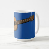 Gitarre-Cartoon Kaffeetasse (VorderseiteRechts)