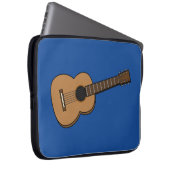 Gitarre-Cartoon Laptopschutzhülle (Vorne Rechts)