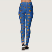 Gitarre-Cartoon Leggings (Rückseite)