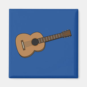 Gitarre-Cartoon Magnet