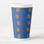 Gitarre-Cartoon Milchtasse (Vorderseite)