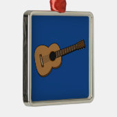 Gitarre-Cartoon Ornament Aus Metall (Rechts)