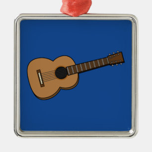 Gitarre-Cartoon Ornament Aus Metall