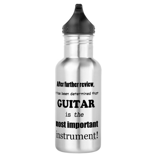 Gitarre das wichtigste Instrument Edelstahlflasche (Rechts)